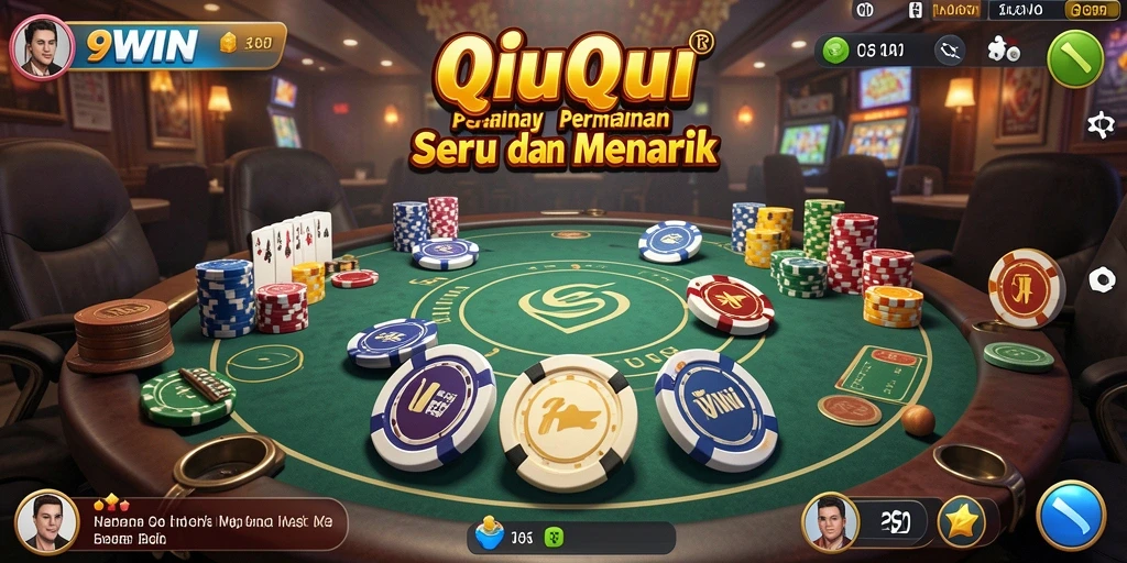 Tampilan gameplay QiuQiu yang menarik dan dinamis
