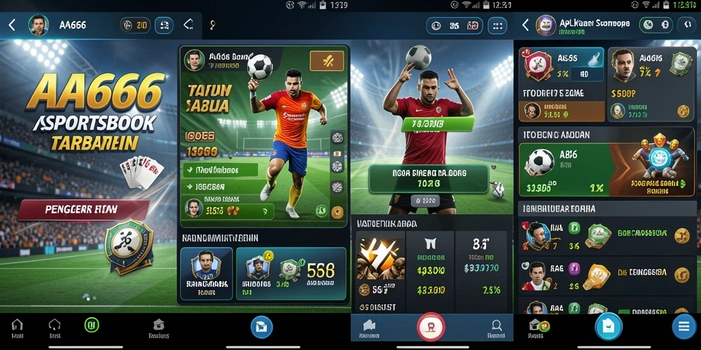 Gameplay menarik dalam aplikasi Sportsbook AA666.
