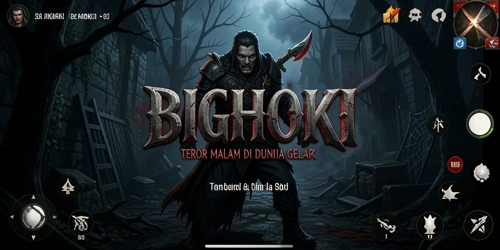 Screenshot menunjukkan suasana mencekam BIGHOKI saat eksplorasi.