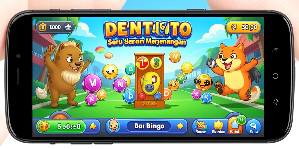 Tampilan gameplay DENTOTO yang memukau dan penuh aksi Bingo.