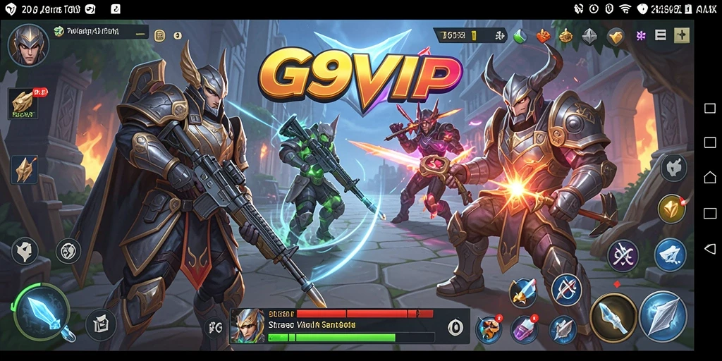Tampilan gameplay G9VIP dengan fitur SLG yang menarik dan interaktif.