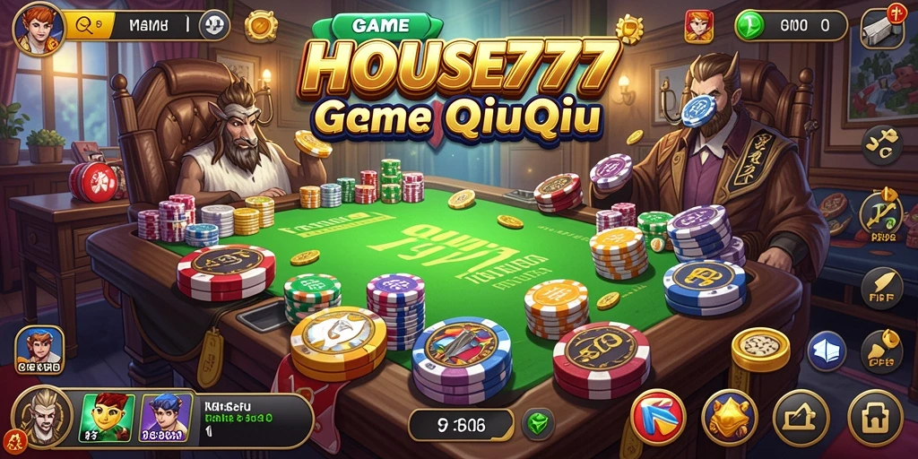 Screenshot gameplay QiuQiu yang seru dan menantang di HOUSE777.