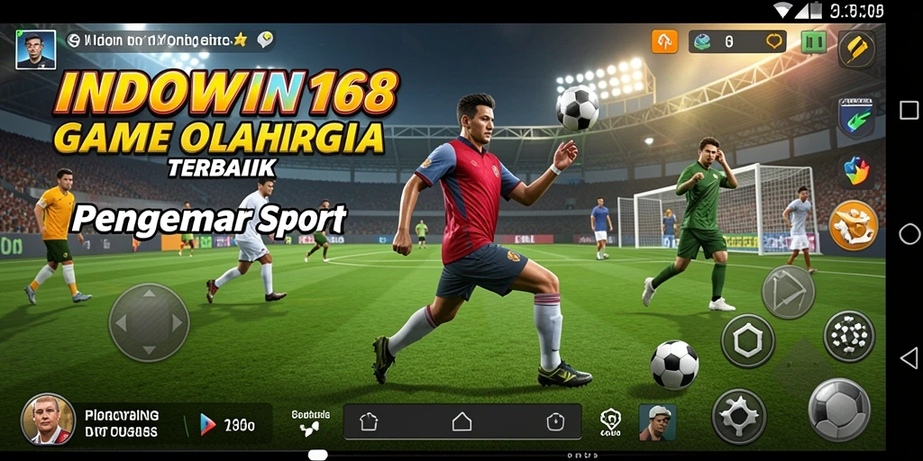 Screenshot INDOWIN168 menampilkan gameplay menegangkan dari pertandingan olahraga.