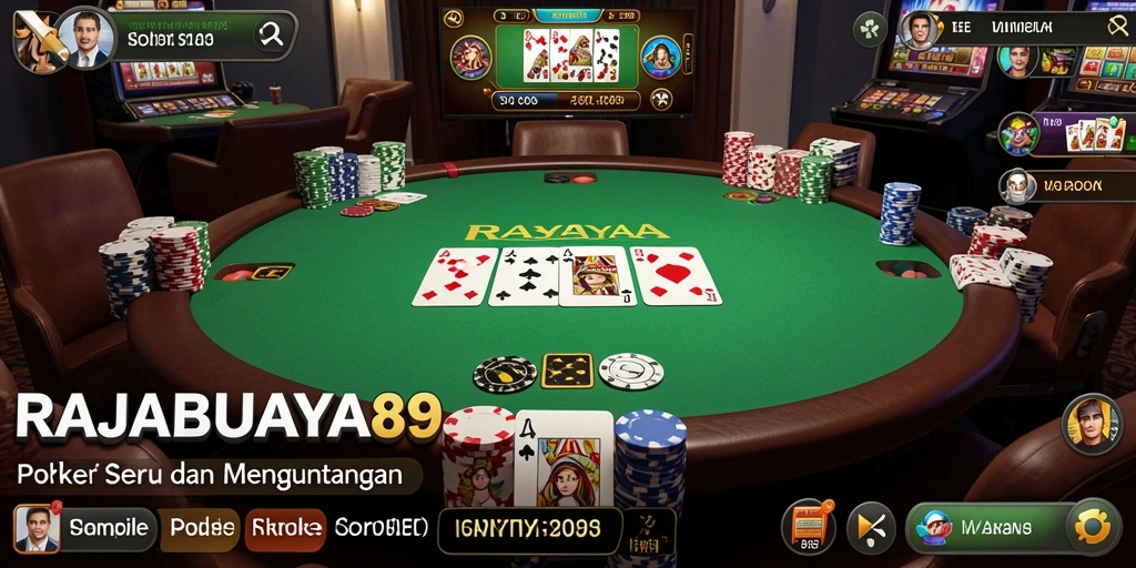 Screenshot menunjukkan gameplay seru RAJABUAYA89 dengan antarmuka yang menarik.